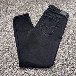 American Eagle Size 10 Short Black Jeans